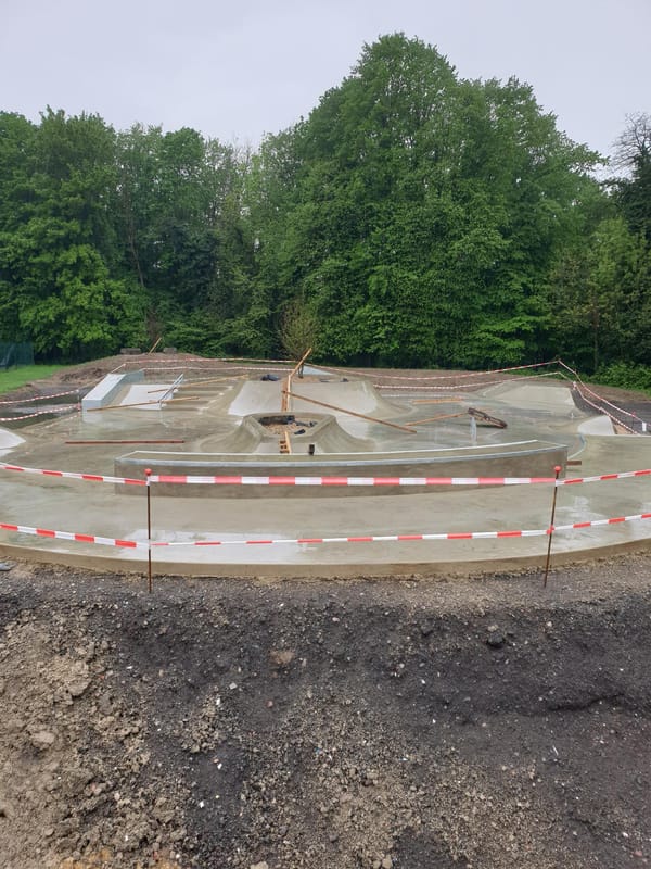 Skateranlage bald fertig!